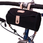 Banjo Brothers Minnehaha Canvas Barrel Saddle Bag Black