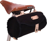 Banjo Brothers Minnehaha Canvas Barrel Saddle Bag Black