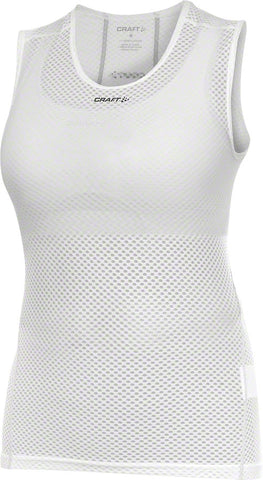 Craft WoMen's Cool Superlight Sleeveless Base Layer Top White