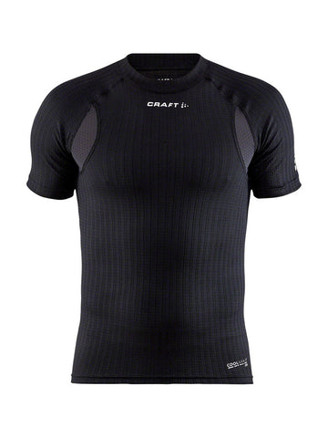 Craft Active Extreme X Crew Neck Base Layer Top Black Short Sleeve Men's
