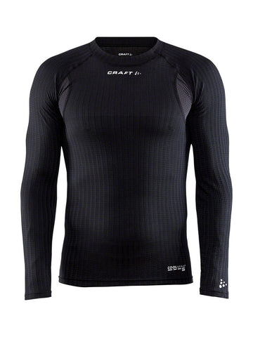 Craft Active Extreme X Crew Neck Base Layer Top Black Long Sleeve Men's