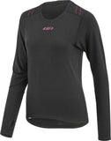 Garneau 2004 LS WoMen's Base Layer Top Black/Purple