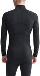 Craft Active Intensity Zip Neck Long Sleeve Top Black/Asphalt Men's