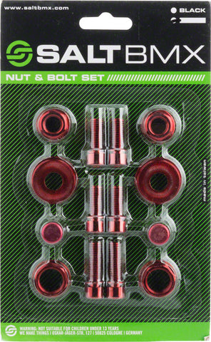 Salt Nut and Bolt V2 Hardware Pack Red