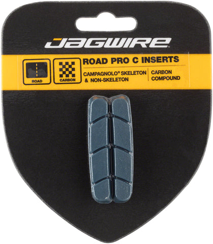 Jagwire Road Pro C Carbon Brake Pad Inserts Campagnolo Friction Fit Blue
