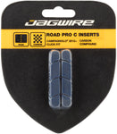 Jagwire Road Pro C Carbon Brake Pad Inserts Campagnolo Click Fit 2012+ Bue