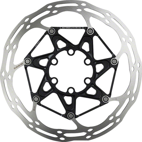 SRAM Centerline X Disc Brake Rotor 140mm 6Bolt Steel Bolts Silver/Black