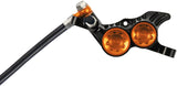 Hope Tech 4 V4 Disc Brake, Left/Front - 74mm Orange