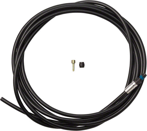 Magura Black Brake Hose 2500mm MT2/Marta/Louise 0Degree Pressed Fitting