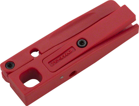 Tektro Disc Brake Hose Cutting Tool and Insert Press Red