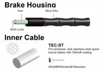 Jagwire Mountain Elite Link Brake Cable Kit with UltraSlick Uncoated Cables
