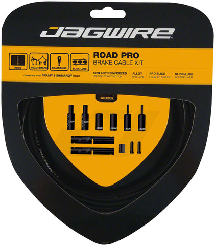 Jagwire Pro Brake Cable Kit Road SRAM/Shimano Black