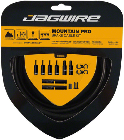 Jagwire Pro Brake Cable Kit Mountain SRAM/Shimano Stealth Black