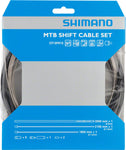 Shimano MTB Stainless Derailleur Cable and Housing Set Black