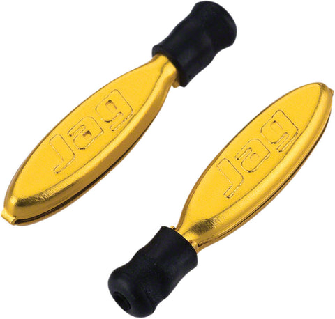 Jagwire Cable End NonCrimp Brake/Derailleur Gold Bag/4