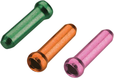 Jagwire Cable End Crimps 1.8mm Cash/Tango/Pink Bag of 90