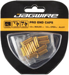 Jagwire End Cap HopUp Kit 4mm Shift and 5mm Brake Gold