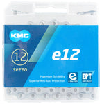 KMC E12 EPT Chain 12 Speed 136 Links Silver