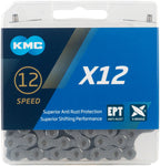 KMC X12 EPT Chain 12 Speed 126 Links GRAY