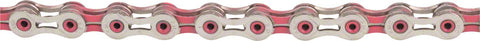 KMC X9SL Super Light Chain 9Speed 116 Links Silver/Pink