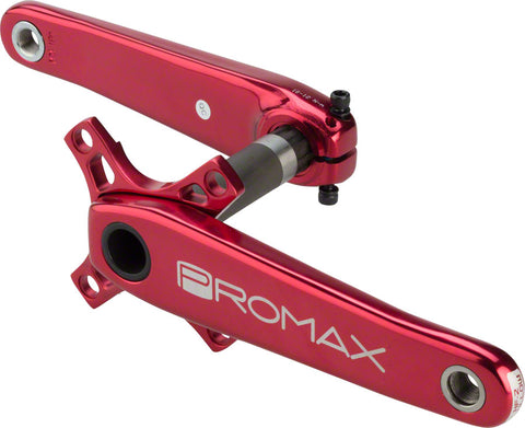 Promax HF2 Hollow Hot Forged 2 Piece Crank 24 x 180mm Red