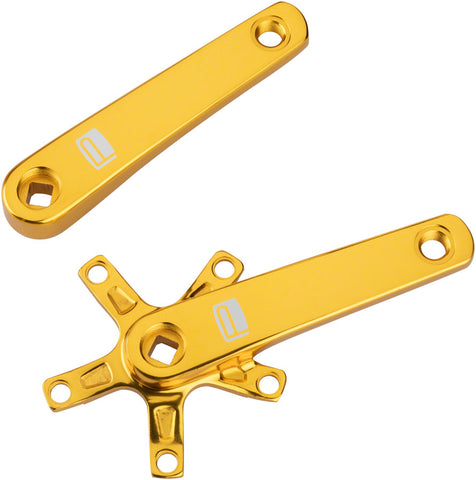 Promax SQ1 Square Taper JIS Cold Forged Crank Arms 145mm Gold