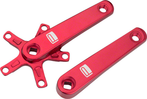 Promax SQ1 Square Taper JIS Cold Forged Crank Arms 145mm Red