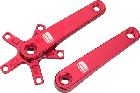 Promax SQ1 Square Taper JIS Cold Forged Crank Arms 150mm Red