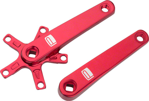 Promax SQ1 Square Taper JIS Cold Forged Crank Arms 155mm Red