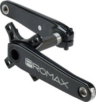 Promax HF2 Hollow Hot Forged 2 Piece Crank 24 x 177.5mm Black