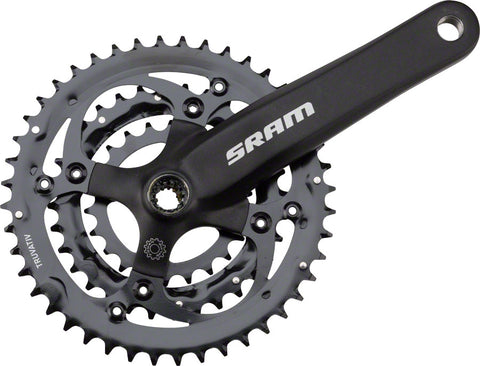 SRAM S600 PowerSpline 175mm Crank 44-32-22T 64/104mm BCD Black