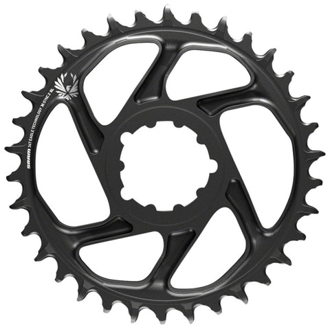 SRAM XSync 2 Eagle SL Direct Mount Chainring 34T Boost 3mm Offset Black Gray Logo