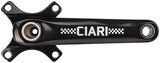 Ciari Turbino Pro 2 piece 24mm 4 Bolt Crankset Black