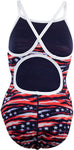 TYR WoMen's All American Diamondfit Swimsuit Red/White/Blue