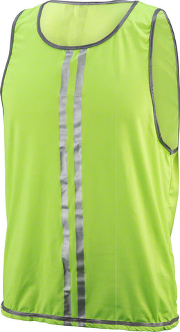 CycleAware Reflect+ HiVis Reflective Unisex Vest Neon/Stripes