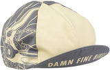 All City Damn Fine Cycling Cap GRAY Khaki One