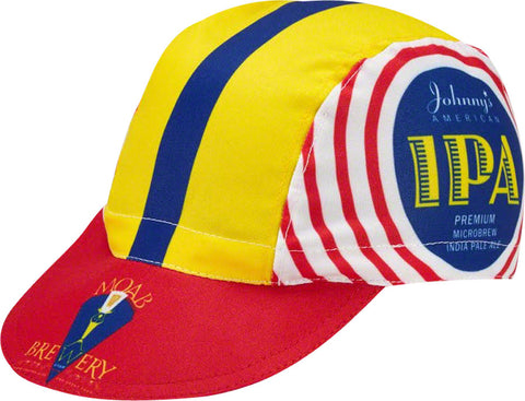 World Jerseys Moab Brewery Johnny's IPA Cycling Cap White/Yellow/Red