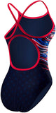 TYR Victorious Diamondfit WoMen's Swimsuit Red/White/Blue 32