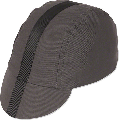 Pace Sportswear Classic Cycling Cap Charcoal with Black Tape