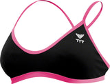 TYR Bikini Trinity Top Black/Pink