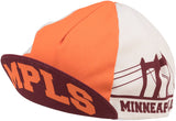 All City Hennepin Bridge Cycling Cap Maroon/Orange One