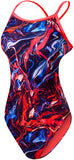 TYR Penello Diamondfit WoMen's Swimsuit Red/White/Blue 30