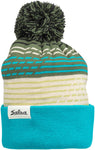 Salsa Juniper Pom Beanie Teal Sage Tan Green Black One