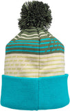 Salsa Juniper Pom Beanie Teal Sage Tan Green Black One