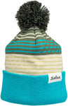 Salsa Juniper Pom Beanie Teal Sage Tan Green Black One