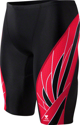 TYR Phoenix Splice Jammer Men's Swimsuit Black/Red 36