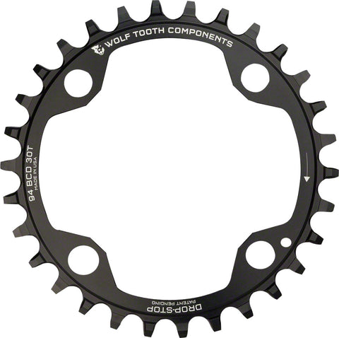 Wolf Tooth 94 BCD Chainring 32t 94 BCD 4Bolt DropStop For SRAM Cranks