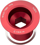 RaceFace CINCH Crank Bolt with Washer NDS M18 Gloss Red