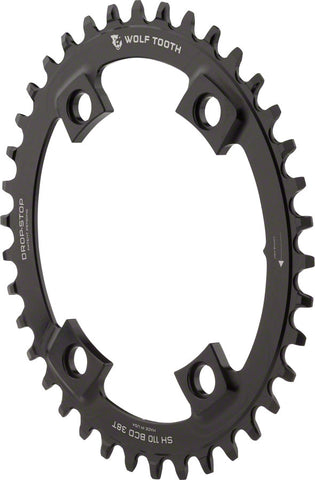Wolf Tooth Elliptical Shimano 110 Asymmetric BCD Chainring 38t 110
