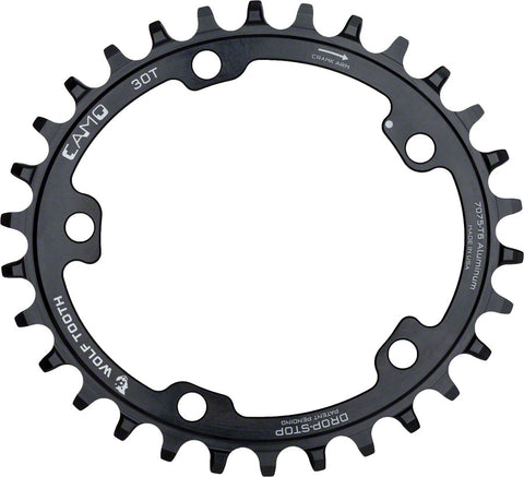 Wolf Tooth CAMO Aluminum Elliptical Chainring 30t Wolf Tooth CAMO Mount